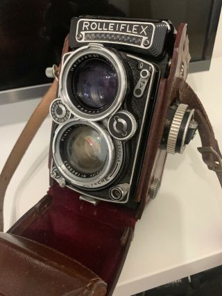 Rolleiflex Dbp Dbgm Vintage Camera 3.  5 Tlr
