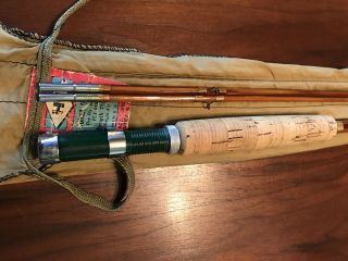 Horrocks Ibbotson Tonka Queen Bamboo Fly Rod 7 3/4 Ft.  Length With Bag