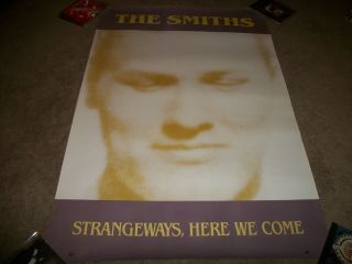 Rare Vintage The Smiths Store Display Poster Strangeways,  Here We Come