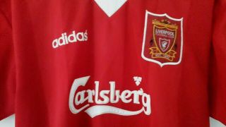 Vintage Liverpool 1995 /96 Home Football Shirt SIZE Large 4