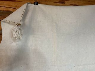 Vintage Hopi Wedding Set Blanket,  Sash,  Moccasins Native American Indian Weaving 3