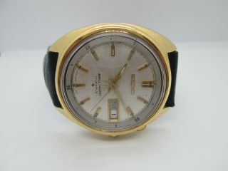 VINTAGE SEIKO BELLMATIC 4006 - 6011 DAYDATE GOLDPLATED AUTOMATIC MENS WATCH 6