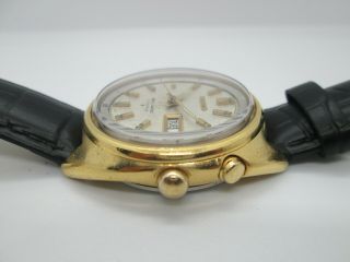 VINTAGE SEIKO BELLMATIC 4006 - 6011 DAYDATE GOLDPLATED AUTOMATIC MENS WATCH 8