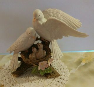 Vintage Home Interiors Dove With Babies Nature 