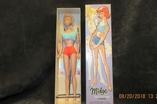 Midge 860 Nib From 1963 By Mattel - Barbies Best Friend