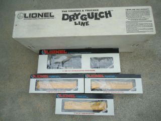 Vintage Lionel Dry Gulch Line 0 Train Locomotive & Passenger Set 6 - 11706