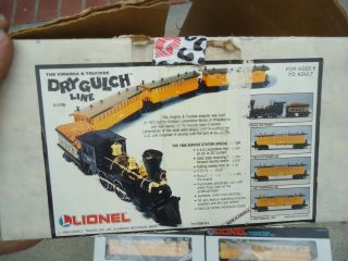 Vintage Lionel Dry Gulch Line 0 Train Locomotive & Passenger Set 6 - 11706 2