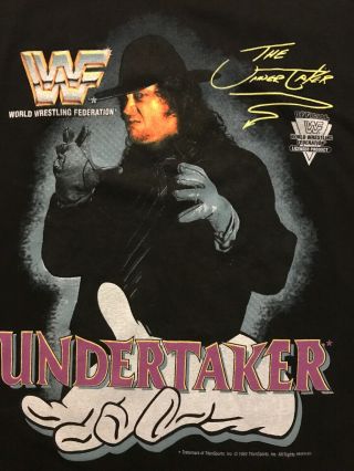 Undertaker Vintage 1992 WWF WWE Tee Shirt 2
