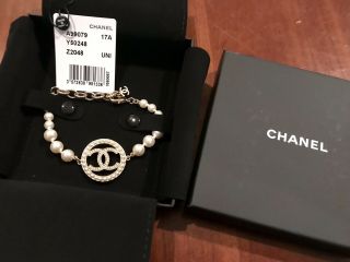 Chanel Faux Pearl Bracelet Rare Comes W/ Everything