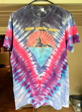 Vintage Jerry Garcia Band Tie Dye T - Shirt Xl 46/48 - Fall Tour 1991
