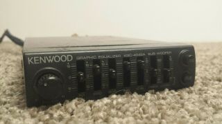 Kenwood Kgc - 4042a Baby Graphic Equalizer Sub Woofer Vtg Old School Auto Audio