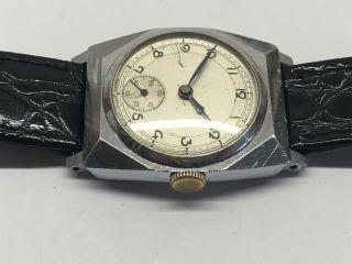 Vintage Arthur Schnegg 1920’s Art Deco Mens Swiss 15 Jewel Wrist Watch 7