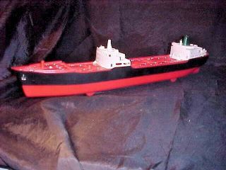 Vintage 1966 Marx Hess Voyager Tanker Ship Boat With Box
