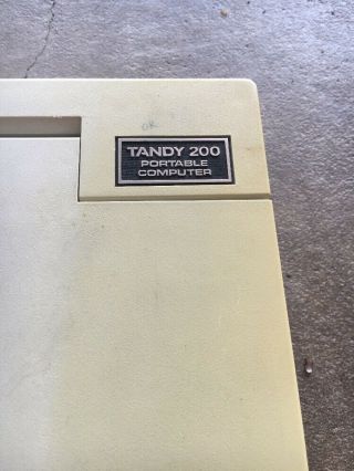 Vintage Tandy Radio Shack TRS - 80 Model 200 Portable Laptop Computer 4