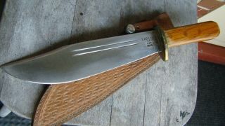 Vintage Case XX 1836 Fixed Blade Knife With Leather Sheath 4