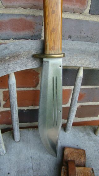 Vintage Case XX 1836 Fixed Blade Knife With Leather Sheath 5