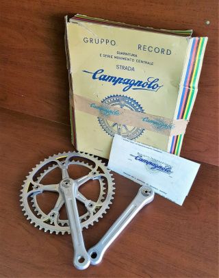 Vintage Campagnolo Record Strada Crank Right Crankset 172.  5 Mm New/nos