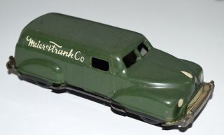 Scarce Made In Japan Meier & Frank Co.  Delivery Truck Tin Toy Vehicle