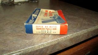 VINTAGE 1950 ' S NU - MATIC Paper Buster Cap GUN Box Only Cowboy 3