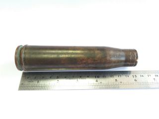 Vintage WWII German Wehrmacht Red Army Brass Shell Case 22 mm 1944 PATINA 7