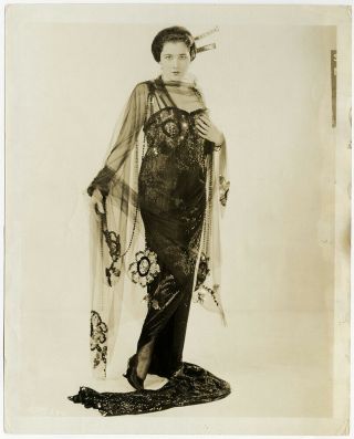 Early Career Nita Naldi As Temptation In Experience 1921 Vintage Photograph Rare