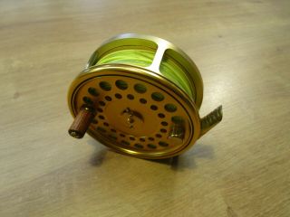 HARDY SOVEREIGN 9/10 FLY REEL - LIMITED EDITION WITH CORTLAND LAZERLINE & CASE 2