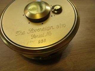 HARDY SOVEREIGN 9/10 FLY REEL - LIMITED EDITION WITH CORTLAND LAZERLINE & CASE 4