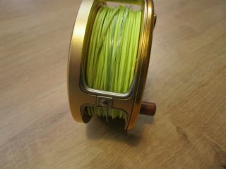 HARDY SOVEREIGN 9/10 FLY REEL - LIMITED EDITION WITH CORTLAND LAZERLINE & CASE 7