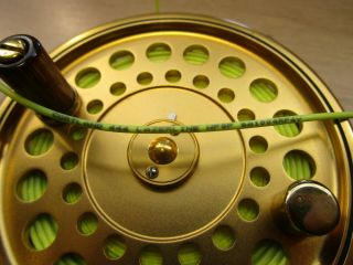 HARDY SOVEREIGN 9/10 FLY REEL - LIMITED EDITION WITH CORTLAND LAZERLINE & CASE 8