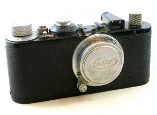 Vintage 1939 LEICA I (C) w/Elmar f=5cm 1:3.  5 Lens and Leica Lens Cap 5