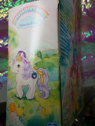 MLP Vintage G1 My Little Pony PRINCESS PRISTINA MIB Crown & Wand Accessory 4