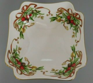 Vintage Tiffany & Co Holiday Patterned Large Compote Bowl China Japan