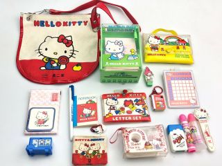 Vintage Sanrio Hello Kitty Grab Bag Full Of Misc.  Items