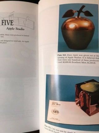 Vtg The Beatles Brass Apple From Grand Opening Apple Studios Only 100 made RARE 12