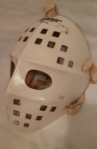 Vintage Cooper goalie mask,  HM 6,  Humungus in the Mad Max Road Warrior movie 3