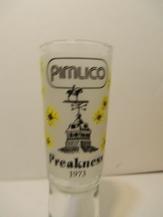 Extremely Rare,  1973 Preakness Glass