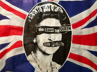 SEX PISTOLS 1977 Promo Poster GOD SAVE THE QUEEN RARE 6