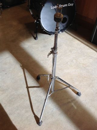 Ludwig B/O vintage Double Tom Mount Stand ROUGH needs some TLC ER3 7