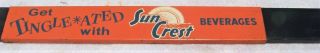 Vintage 1950 ' s Sun Crest Orange Soda 35 
