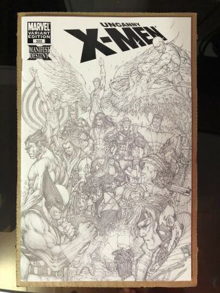 Uncanny X - Men 500 Michael Turner Sketch Variant (1:200) Extremely Rare