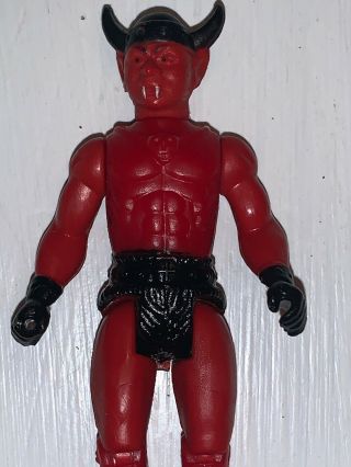 Dragonriders of the Styx Fantar Red Demon Rider Rare vintage figure Complete 2