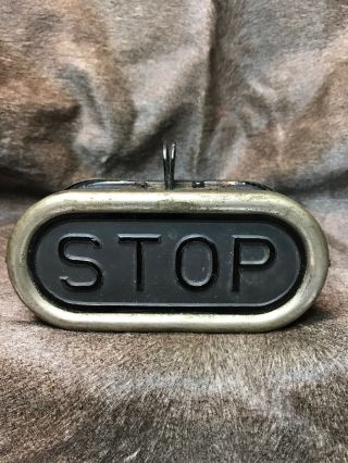 Vintage Motorcycle Or Car Stop Light By Beacon Motor Lamp Mfg Co.