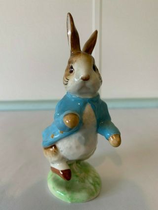 Beswick England Gold Beatrix Potter Peter Rabbit Bp - 2a Vintage