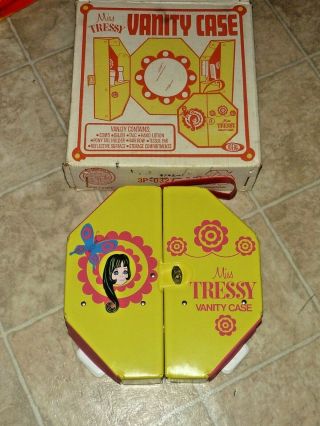 Vintage Ideal Boxed 1971 Miss Tressy Vanity Case - Very Rare