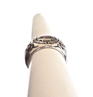 Vintage,  Harley Davidson `Willie Gee` Sterling Silver Ring by MOD.  Sz 9. 5