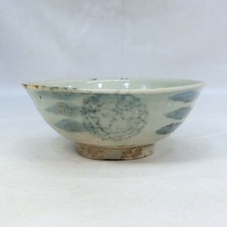 F948: Southeast Asian Old Blue And White Porcelain Bowl From Vietnam " An - Nan ".