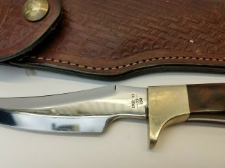 Vintage 1982 Case XX Desert Prince Knife Rosewood Handle Sheath Rare 2