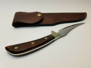 Vintage 1982 Case XX Desert Prince Knife Rosewood Handle Sheath Rare 7