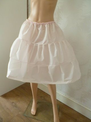 Vintage Paper Nylon Material Made Into 3 Tiered Petticoat Rock,  Unisex/ab/tv/tg