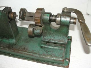 Vintage KEIL LOCK MODEL 9.  KEY MACHINE Locksmith Tool Tubular Blank Key Cutter 4